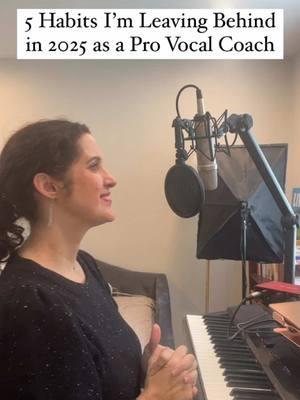 ✨5 Habits I’m Leaving Behind in 2025 as a Professional Vocal Coach✨ 1. Skimping on Sleep - Rest is essential for vocal health and overall well-being. This year, it’s non-negotiable for me-and it should be for you too! 😉 2. Neglecting the Physical Side of My Warm-Up - Your body is your instrument. Stretching, targeted massage, connected breathing, and aligning voice, body, and mind are staples of my vocal warm-ups. 3. Pushing to the Point of Burnout - Hustle culture is out. Protecting my voice, physical health, and mental well-being is in. Balance is the goal for 2025. #CanIGetAnAmen 4. Skipping Opportunities Out of Fear - Fear of judgment has held me back too many times. In 2025, I’m showing up with courage and authenticity-and I hope you will too. 5. Trying to Be Anyone Other Than Myself - My uniqueness is my superpower. In 2025, l’m fully embracing my voice, style, and journey-and inspiring my singers to do the same! 👊 👉 Follow for more vocal tips! 🎤 • • #vocalcoach #singingteacher #voiceteacher #vocalists #vocalartist #singerslife #voicecare #vocaltips #singingtips #voicetips #vocalcoaching #vocaltraining #vocaltechnique #vocalhealth #allaboutvoices