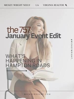 📍What’s Happening in Hampton Roads – January 2025 Edition Ready to kick off the new year with exciting local events and updates? From wine festivals to ice skating, Hampton Roads has something for everyone this month! 🌟 Featured Events: 🍷 Coastal Virginia Magazine WineFest (Jan 18–19) 👑 41st Annual MLK Jr. Awards Dinner (Jan 16) 💍 Winter Engagement Bridal Expo (Jan 26) ❄️ The Great Ice Skate (Jan 1–Feb 17) Scroll to the end to see some fun from Santa Looks Like Me! ❤️ 🏡 Real Estate Tip of the Month: Start prepping your home for spring with small upgrades that make a big impact! 📌 Save this post to stay in the know and DM me for personalized real estate advice or local insights. #HamptonRoads #VirginiaBeach #LocalEvents #HamptonRoadsLiving #CoastalVirginia #HamptonRoadsEvents #757realtor  Mickey Wright Neely Hampton Roads (757) Virginia REALTOR®️ •Military Relocation Professional (MRP)  •(757) 606-4477 •MickeyWrightRealEstate@gmail.com Brokered by Opulent Realty Plan to attend any events?