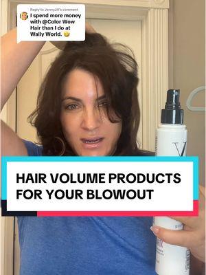 Replying to @JennyJill these two products together give the best hair volume for your blowout! #colorwow #colorwowhair #colorwowraisetheroot #colorwowxtralarge #hairvolumehack #hairvolume #hairjourney #hairblowout #tiktokshopnewyearnewaura #newyearnewaura #tiktokshopsale 