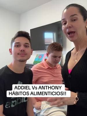 Addiel Vs Anthony los hábitos alimenticios.Puedes comprar mi libro Navegando El Autismo un día a la vez en Amazon #autismcommunity #autismfamily #autismoftiktok #autismmom #metas #autismacceptance #salud #autismparents #autismmomlife #reallifemom #undiaalavez #book #undiaalavez #libro #madres #familia #autismsupport #autismspectrumdisorder #autismparent #autismparentssupport #neurodivergent #comportamiento #healthy #autismosinlimitejuneth #dios 