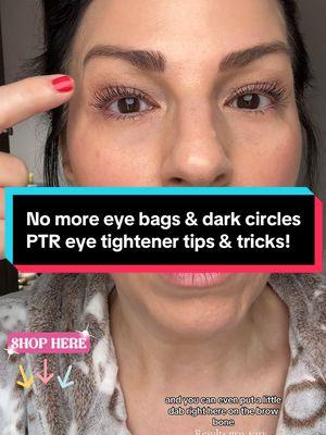 The ultimate anti-aging hack!#antiaging #antiagingsecrets #eyebags #undereyebags #darkcircles #undereyecircles #matureskin #undereyebagsbegone #lookyounger #beautyhacks #beautytips #ttshop #tiktokfinds #peterthomasroth #eyetightener #undereyepuffiness #puffyeyes @Peter Thomas Roth Labs 