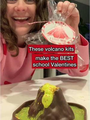 🌋Obsessed is not strong enough a word for how I feel about these volcano science kit valentines! They are so fun, simple to assemble, and will blow away the kids at school! #ilavayou #valentineclassgifts #valentinesideas #valentinesforkids #amazonfinds #founditonamazon