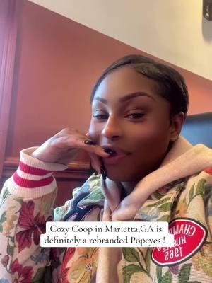 🚨cozy coop Marietta #mariettageorgia #atlga #cozycoop #popeyes #popeyeschicken #tiktokreviews #atlfoodie #atlfood #rebranding #gentrificationisreal #gentrification #atl 