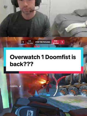 I’m back?? And playing Overwatch 1 Doomfist?? #overwatch2 #overwatch #overwatchmeme #overwatchclips #doomfist #fyp 