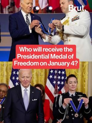 On January 4, 2025, President Joe Biden will award the Presidential Medal of Freedom to 19 recipients. Here's who's being honored at Saturday's ceremony. #PresidentialMedalOfFreedom #JoeBiden #MedalOfFreedom #Award #HillaryClinton #MichaelJFox #MagicJohnson #JaneGoodall #BillNyeTheScienceGuy #DenzelWashington