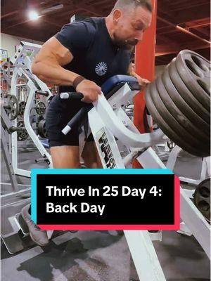 Thrive In 25 Day 4: Back Day  #gainersparadise #naturalolympia #paulkrueger #naturalbodybuilding #bodybuilder #bodybuilding #2025 #thrivein25 #futurefocused #lift #workout #gains #fitness #coach #onlinecoach #personaltrainer #newyear #fyp #fypシ #fypシ゚viral #foryoupage #natty #nattydaddy #concentrate #philosophy #pivot #power #bigmuscles #dominant #hero #villain #herovillain #youvsyou #yvy #egolifter #lifthappy #blacksheep #meathead #meatheadmode #pumpcity #livelongdiebig #back #backday #stack #back #whack #attack #row  #LIVEhighlights #TikTokLIVE #LIVE 