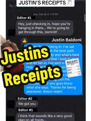 #greenscreen JUSTIN’S RECEIPts!! 🧾🧾🧾 #blakelively #ryanreynoldsedit #justinbaldoni #iewu #itendswithus #itendswithusmovie #itendswithusbook 