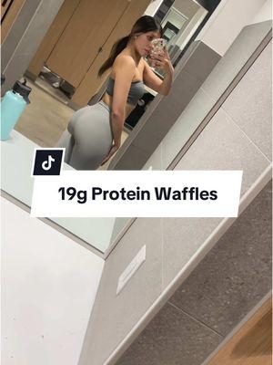 Meal prep protein waffles with me for the week 🧇👩‍🍳🏋️‍♀️  🧇 🧇 🧇 So yummy, this is my go to breakfast with some eggs for extra protein. So filling and I promise you save more buying the pancake mix vs the frozen pancakes  #gym #mealprep #breakfast #waffles #kodiak #protien 