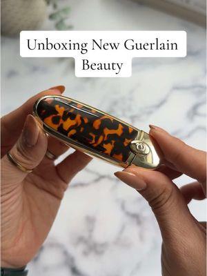 How gorgeous is this @Guerlain lipstick?😍 #beautyhaul #lipstick #guerlainmakeup #guerlain #newmakeup #beautyunboxing 