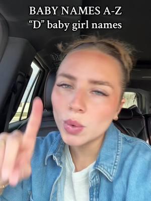 “D” NAMES FOR GIRLS 🌸 #babynameideas #babynamesatoz #babynameslist #trendingbaby #uniquenames #babygirlnames #coolbabynames #firsttimemom #pregnanttiktok #momtok 