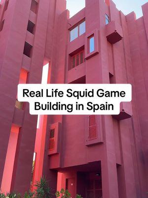 Did you know you can rent an apartment in a real Squid Game building for as low as $100 a night? La Muralla Roja, the building which inspired Squid Game set is located in Calpe, Spain! It has 50 apartments, from studios to 3 beds! #lamurallaroja #squidgame #squidgames #squidgameedit #squidgames2 #viral #fyp #alicante #lamurallarojacalpe #spaintravel #spain🇪🇸 #traveltok #traveltiktok #traveltips #squidgamenetflixseries 