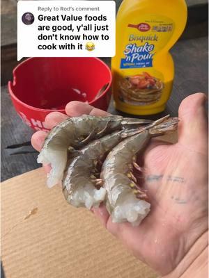 Replying to @Rod great value shrimp pancake #fyp #catchcleanandcook #beardedfisherman #fishing #fish 