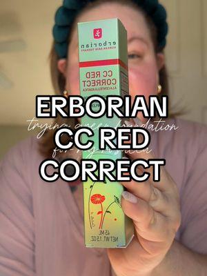 redness? never heard of her 😌💅 #erborian #rosacea #sensitiveskin #rednesscorrector 