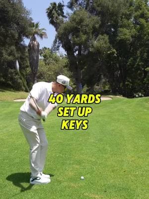 do you have your 40 yard shot set up on lock? #golf #golfer #golftok #tiktokgolf #fyp #foru 