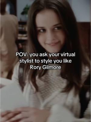 Asking my virtual stylist to style me like Rory Gilmore 🤎📚🍂 #OOTD #trending #fyp #fyppppppppppppppppppppppp #gilmoregirls #rorygilmore #rory #winter #winterfashion #outfits 