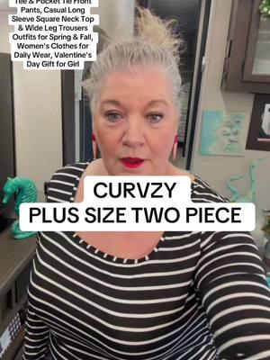 🔥 New Year, New Deals! 🔥 Curvzy's Plus-Size Two-Piece Set is here! Stripes, pockets, and all the style you need.@CURVZY  #plussizefashion #plussize #twopieceoutfit #curvzy #fashion #plussizeoutfits #fallwardrobe #fallaesthetic #CapCut #valentinesdaygift #forgirl 