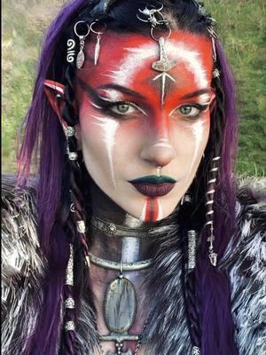 Throwback to this fierce look 🩸⚔️🩸  #warpaint #heilung #alfadirhaiti #sfx #makeup #fantasymakeup #facepaint #warrior #specialfx #specialeffects  #makeupartists #fierce #warriormakeup #viking #vikings #vikingtok #vikingmakeup #vikinghair #vikingtiktok #pagan #pagantok #paganmakeup #paganwitch #paganwitchtok #paganwitchcraft #