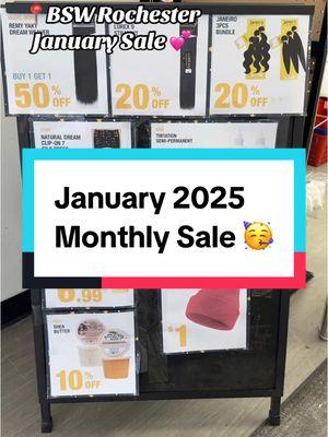 #Happynewyear #2025 #BSW #ROCHESTER #NY #HAIRSTORE #BEAUTYSUPPLYSTORE #SALE #JANUARY #DREAMWEAVER #JANEIRO #HUMANHAIR #CLIPINS #GOT2B #WILDGROWTH #hairoils 