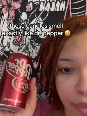 i love these dr pepper candles so much :) approved !!  #drpepper #candles #candlesoftiktok  #drpepperissuperior #drpeppergirly #drpepperlover #newyearnewaura #fypシ #ilovedrpepper 