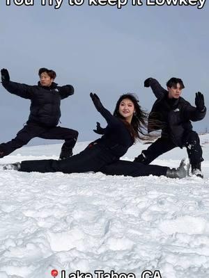 POV: Everyone does Kung Fu but You Try to keep it Lowkey… FIRST TIME IN LAKE TAHOE #martialarts #kungfu #wushu #kungfufighting #kungfupanda #Siblings @Stanley Meng @Anthony Kwan 