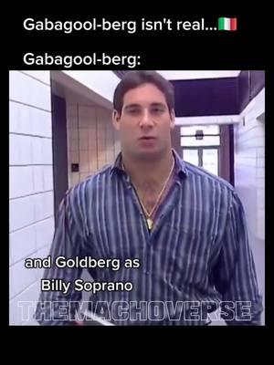 Ay who's next?! FUHGEDDABOUDIT!!!🤔⛓️🇮🇹@goldberg95 . . . . #WCW #ACW #goldberg #italian  #WWE #nyc #sopranos  #TheMachoverse  #wrestlingmemes  #thesopranos  #wiseguy  #gabagool  #billgoldberg 