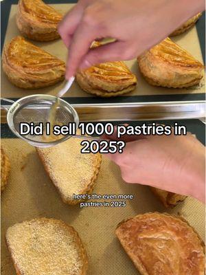 Thank you to everyone who’s joined me on my pastry journey. When I started in September, I wasn’t sure if I would keep baking past the end of the year - I’m happy to say there will be even more pastries coming your way in 2025 ❤️ 🥐 next popup will be 1/12 at Land to Sea in Williamsburg  #homebakery #pastrytok #pastrylover 