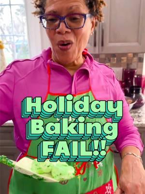 LMFAO. My Mama wanted us to make this so bad and it was a FAIL for us!! #holidaybakingfail #veganbaking #vegancooking 