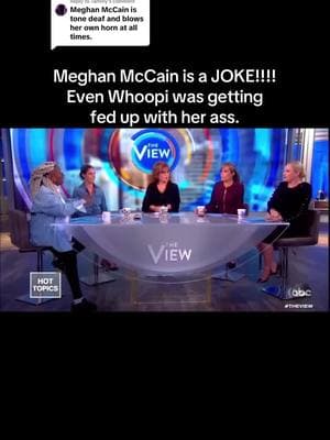 Replying to @Tammy #foryou #theview #whoopigoldberg #meghanmarkle #meghanmccain #viral 