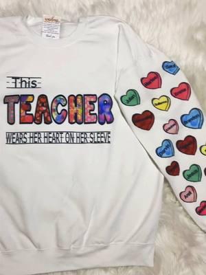 #ValentinesDay #teachers #hearts #mariscustomdesignworks #SmallBusiness 