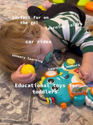 Baby educational toys! This one we use in the car! Check it out❤️ #mom #momtok #toddlertoy #toddlertoys #babytoys #toys #toy #kidstoy #kidtoy #musicaltoy #lightuptoy #educational #educationaltoy #tts #TikTokShop #shoptiktok #fyp 