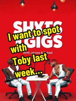 I want to spot with  Toby last week… #Shxtsngigs  #shxtsngigspodcast #shxtsngigsclips #podcast #funny 