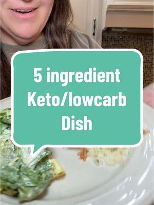 5 ingredient Keto/low carb BBQ chicken bowl #iamlazeketo #lowcarb #keto 