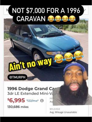 These Used car prices are INSANE😩🤦🏾‍♂️$7000 for a 1996😂😂😂 This car is worth $29 on a Good Day🤣 New Tour Dates Link in my BIO Cincinnati 1/12 Kansas City 1/19 New Orleans 1/31 - 2/1  Arlington, VA 3/28 - 3/29 Little Rock, AR 3/30 Plano Texas  April 4/4-4/5 City Winery Philly 4/6 Los Angeles 4/27 Buy tickets here👉🏾 https://tmurph.komi.io . . #tmurph #millennial #millennials #usedcars #cars #classiccars #funnycars #explorepage #fypage