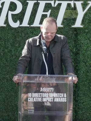 Ralph Fiennes honors his #MaidInManhattan co-star Jennifer Lopez at Variety's Creative Impact Awards at #PSIFF.