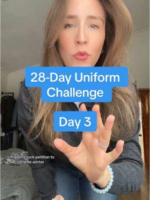 Loving my #28dayuniform so far! I wonder if I’ll get bored but so far it’s comfy AF . . . . @madewell #leset @Massimo Dutti #styletips #styleinspo #neurodivergent #adhdinwomen #decisionfatigue #amazonfinds #whitetee #tomboyfemme #winterfashion video about simple outfit with white t-shirt and overcoming decision fatigue 