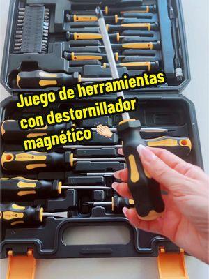 Juego de herramientas con destornilladores magnéticos y estuche de almacenamiento 👏🏻 #men #tool #toolset #construction #automotive #mechanic #magneticscrewdriver #Viral #TikTokShop #dealsforyoudays #paratiiiiiiiiiiiiiiiiiiiiiiiiiiiiiii #recomendation 