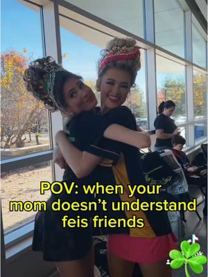 At the Feis we are all Family 💖 Don’t we all love going to a feis and seeing our feis friends? Tag one of your feis friends in the comments ! ✨ We Inspire. We. Educate We Motivate. #WeAreIDM #irish #irishdancing #irishdance #feis #feisfriends 