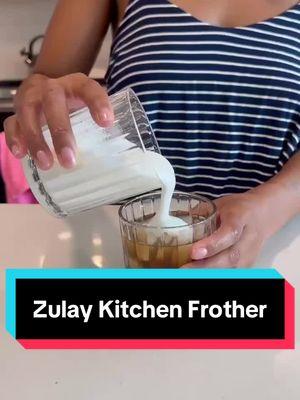 Free Shipping on this milk frother !!#milkfrother #zulaykitchen #coffeeathome #tiktokmademebuyit 