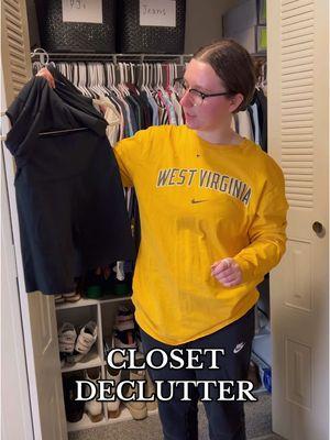 Part 2 soon #closetcleanout #closetorganization #closetdeclutter #closetdecluttering #clothingcleanout #clothingdeclutter #fyp 