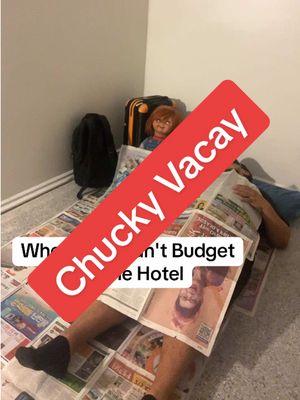 Somehow we forgot about where we would stay on our vacation.. 😅 #Chucky #Chuckydoll #Giveaway #horror #Glen #Tiffany #customdoll  #brideofchucky #seedofchucky #childsplay  #scarymovie #scary #horrortok #spooky #collector #collection #Chuckytvseries #capcut #horrormovies #fyp #fypviral