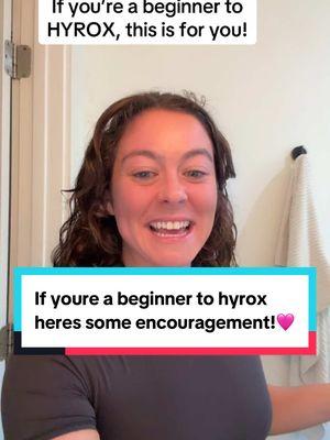 HYROX beginner pep talk!! #fyp #hyrox #hyroxpep #hyroxtraining #hyroxtrainer #hyroxathlete #hyroxcoach #hyroxworld #hyroxathlete #hyrox #tips #youcab #positivity #win #run #lift #inspire #fitness #fitnessjourney 