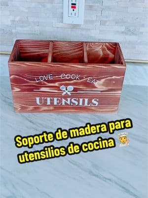 Soporte de madera para utensilios de cocina 🧑‍🍳  #utensils #utensiliosdecocina #kitchen #cocina #cocinando #cook #cooking #kitchenutensils #storagebox #Home #homedecor #Viral #TikTokShop #dealsforyoudays #paratiiiiiiiiiiiiiiiiiiiiiiiiiiiiiii #recomendation 