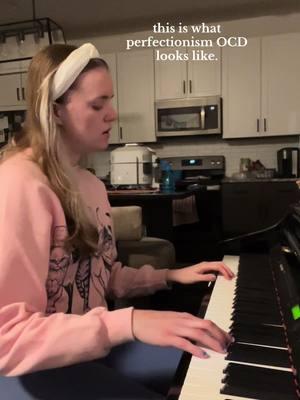 the pursuit of perfection is something that has long ruled my life. until October of last year, i never understood why i was “crazy,” so hard on myself, and never felt like what i did was enough to the point where i couldn’t let myself be happy. receiving my OCD diagnosis has been life changing because now i can see the need to record vocals or a video over and over until it’s “just right” for what it is - a compulsion. is it a little embarrassing to post? yes. but i hope to both spread awareness and hold myself accountable to fighting to live a life with less of these moments of giving into obsession 🩷 i am not perfect, but i don’t want to be anymore. i just want to make art and be free 🪽 #ocd #ocdawareness #perfectionism #perfectionismrecovery #perfectionist #ocdrecovery #ocdproblems #MentalHealthAwareness #mentalhealthmatters #ocdwarrior #ocdcommunity 