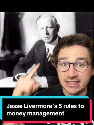 Jesse Livermore 5 rules to money management #financecourse #investingforbeginners #charliesmoney #learntoinvest #tradingcourse #investing101 #finance101 #investingforwomen #stockmarket #investingcourse #jesselivermore #hedgefund #investing #stocks #stockmarket 