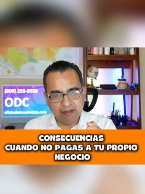 Consecuencias cuando no pagas a tu propio Negocio #negocios #negociosycorporaciones #corporaciones #pagos #inversion