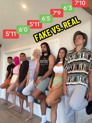 Tallest Family Online: Fake VS. Real Heights #tall #family #height #dance 