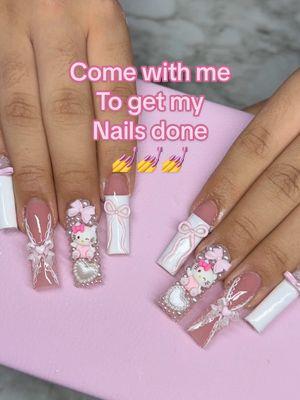 Come with me to go get my nails done 💅##newnails##nails##nailinspo##gettingnailsdone##pinknails##comewithme##nailvlog