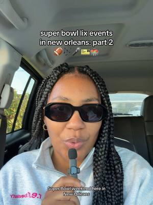 Part 2 of what events are taking place during #SuperBowlLIX weekend in New Orleans! Part 1: @Kristal  @NFL @Gatorade @Panini Cromos @NOLASuperBowlHC @Raising Cane's @CaesarsSuperdome  #superbowl59 #neworleans #thingstodo #nola #superbowlsunday #superbowl2025 