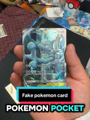 Fake Pokémon card but it looks real! #pokemon #pokemoncards #fakepokemoncards #pokemonpocket #pokemoncommunity #pokemonfan #pokemoncollector #pokemoncollection #xyzbca #fyp 