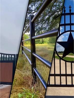 Transform your property with an entrance that’s both cinematic and luxurious. Crafted with pride in Texas, our designs bring style, quality, and grandeur to your home or ranch. Let us make your dream entrance a reality. #LuxuryEntrances #TexasMade #CustomGates #CapCut #gatedesigns